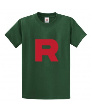 Team Rocket Classic Unisex Kids and Adults T-Shirt For Animated Cartoon Fans